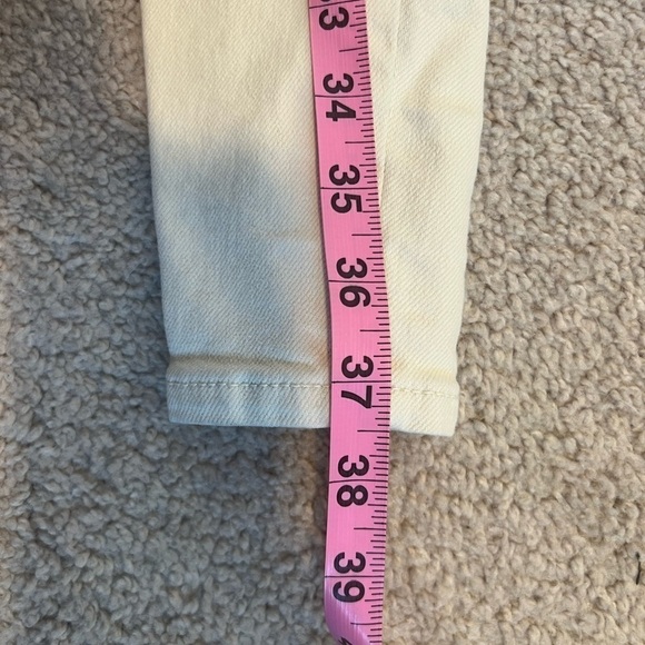 GOOD American Women’s Cream Jeans Size 2/26 - Picture 11 of 13